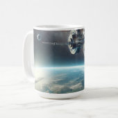 Umlaufbahn der Innovation Kaffeepause Tasse (Vorderseite Links)