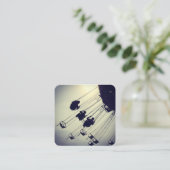 Umlaufbahn Quadratische Visitenkarte (Stehend Vorderseite)