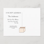 Umlaufboxen Ankündigungspostkarte (Rückseite)