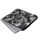 Umlaufender Vortex-Laptop-Schutz Laptopschutzhülle (Vorne Knopf)