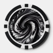Umlaufender Wirbel Pokerchips (Vorderseite)