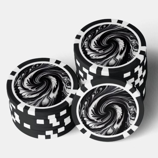Umlaufender Wirbel Pokerchips (Stapel)