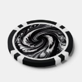 Umlaufender Wirbel Pokerchips (Einzeln)