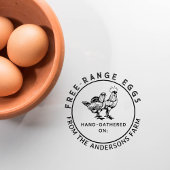 Umlaufkarton für rustikale Hühnerfarm Permastempel