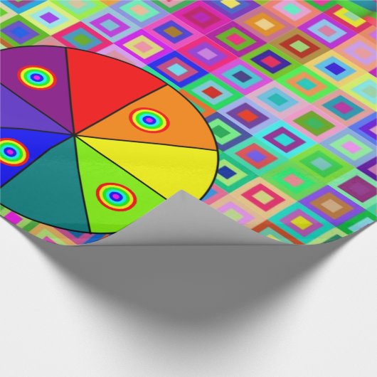 Umlaufpapierkreise Geschenkpapier (Ecke)