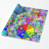 Umlaufpapierkreise Geschenkpapier (Ungerollt)