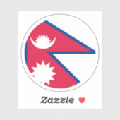 Umlaufsticker für Nepal Aufkleber (Blatt)