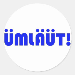 Umlaut! Aufkleber