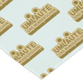 UMLAUT Deutschlehrer oder Schüler Kurzer Tischläufer (Ecke)