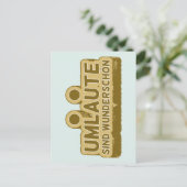 UMLAUT lernen Deutsch Postkarte (Stehend Vorderseite)