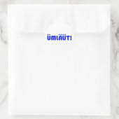 ÜMLÄÜT! RUNDER AUFKLEBER (Tasche)