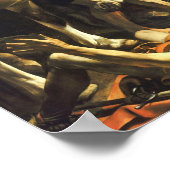 Umleitung von Caravaggio nach Damaskus von St. Pau Poster (Ecke)