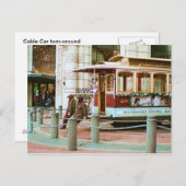 Umleitung von Kabelwagen Postkarte (Vorne/Hinten)