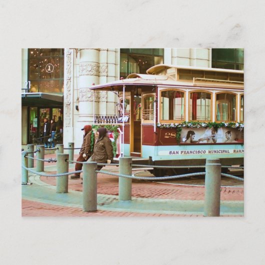 Umleitung von Kabelwagen Postkarte (Vorderseite)