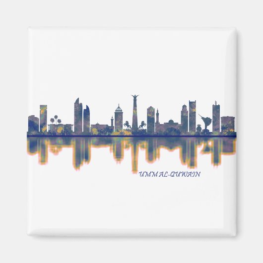Umm al-Quwain Skyline Magnet (Vorne)