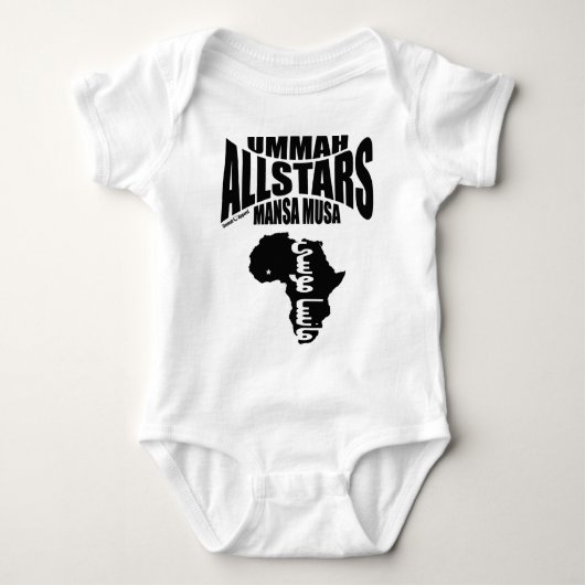 Ummah Allstars Mansa Musa Baby Strampler (Vorderseite)