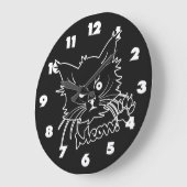 Ummantelte Wand-Uhr Große Wanduhr (Winkel)