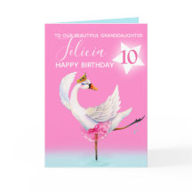 Ummantelung Ballet Schwan Enkelin 10. Geburtstag