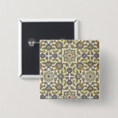 Ummauern Sie Fliesen von Qasr Rodouan, 'von der Button (Vorne & Hinten)