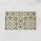 Ummauern Sie Fliesen von Qasr Rodouan, 'von der Visitenkarte (Rückseite)