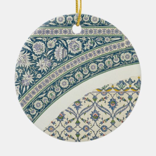 Ummauern Sie Fliesen von Sibyl D'Abd-EL-Rahman Keramik Ornament (Vorne)