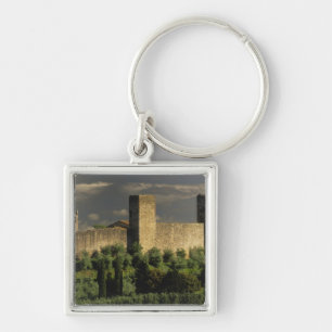 Ummauerte Stadt Monteriggioni, in der Provinz Schlüsselanhänger
