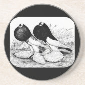 Umnähte Sandstein Untersetzer (Vorne)