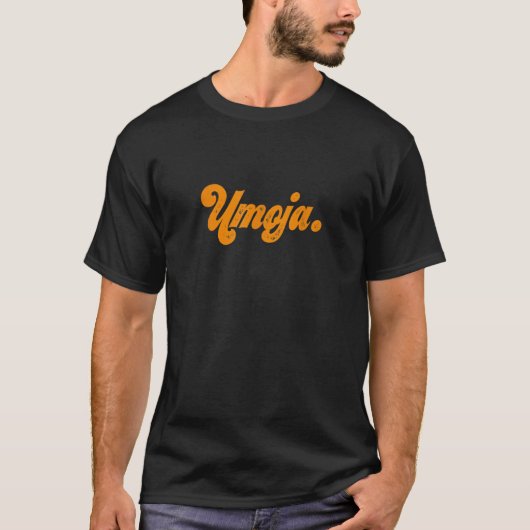 Umoja is Unity Nguzo Saba Happy Kwanzaa African T-Shirt (Vorderseite)