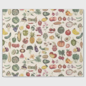 Umpackpapier für Obst und Gemüse Geschenkpapier (Flach)