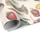 Umpackpapier für Obst und Gemüse Geschenkpapier (Rolleneckpunkt)