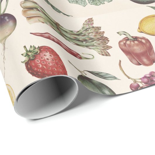 Umpackpapier für Obst und Gemüse Geschenkpapier (Rolleneckpunkt)