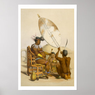 Umpanda der König der Amazulu, Platte 11 von 'Th Poster