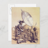 Umpanda, König der Amazulu, 1849 Postkarte (Vorne/Hinten)