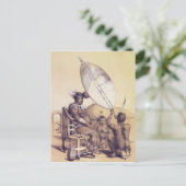 Umpanda, König der Amazulu, 1849 Postkarte (Stehend Vorderseite)