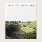 Umpherston Sinkhole Versteckte Heiligtümer Grußkar (Außenseite Aufgefaltet)