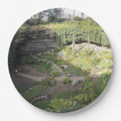 Umpherston Sinkhole Verstecktes Heiligtum Pappteller (Vorderseite)