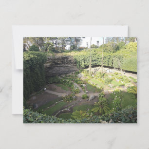 Umpherston Sinkhole Verstecktes Heiligtum Postkarte