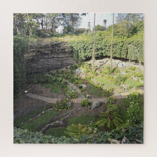 Umpherston Sinkhole Verstecktes Heiligtum Puzzle (Vertikal)
