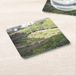 Umpherston Sinkhole Verstecktes Heiligtum Rechteckiger Pappuntersetzer