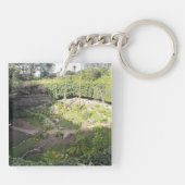 Umpherston Sinkhole Verstecktes Heiligtum Schlüsselanhänger (Rückseite)