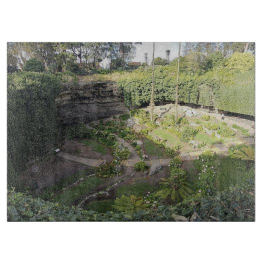 Umpherston Sinkhole Verstecktes Heiligtum Schneidebrett (Vorderseite)
