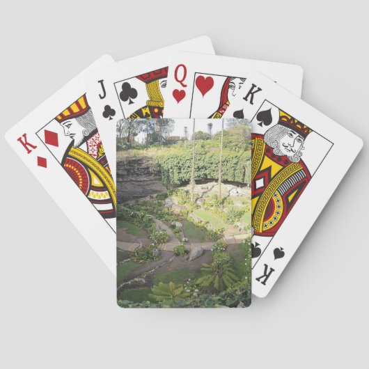 Umpherston Sinkhole Verstecktes Heiligtum Spielkarten (Rückseite)