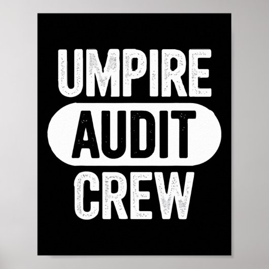Umpire Audit Crew Poster (Vorne)