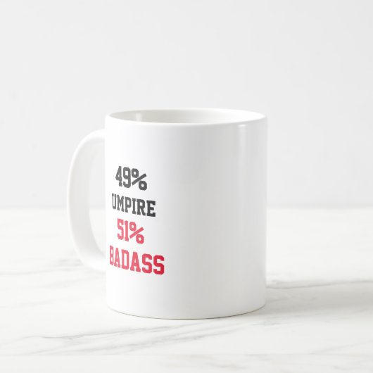 Umpire Badass Kaffeetasse (Vorderseite Links)