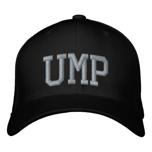 Umpire Bestickte Baseballkappe (Vorderseite)