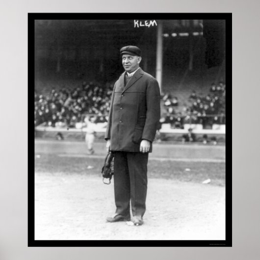Umpire Bill Klem Baseball 1914 Poster (Vorne)