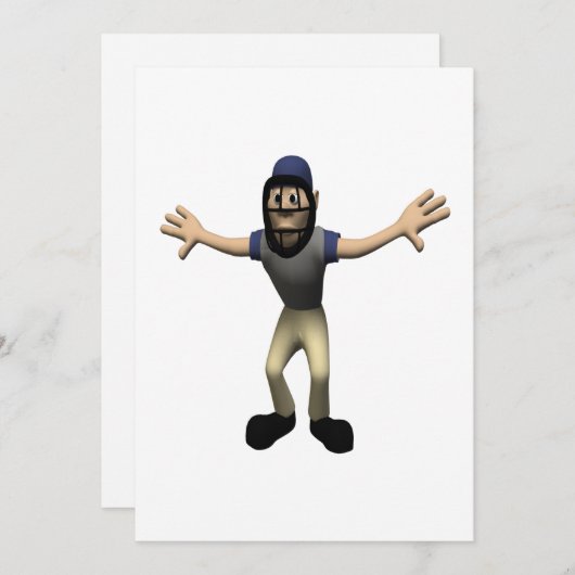 Umpire Einladung (Vorne/Hinten)