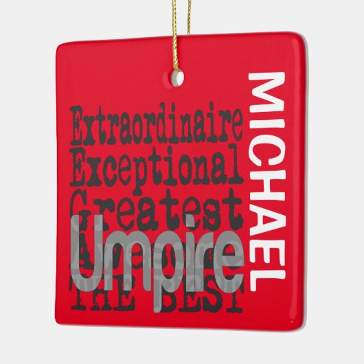 Umpire Extraordinaire CUSTOM Keramikornament (Links)