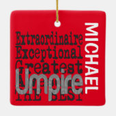 Umpire Extraordinaire CUSTOM Keramikornament (Rückseite)