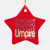 Umpire Extraordinaire Keramik Ornament (Hinten)